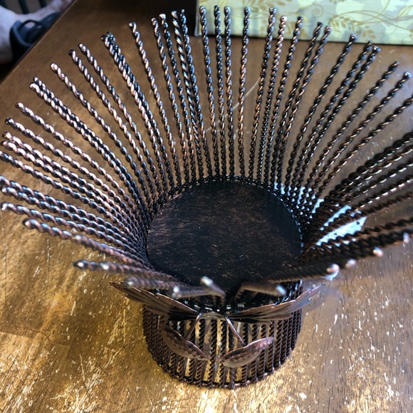 NIB SET of 3 Metal Harvest Candle Holders - Picture 7 of 15